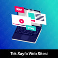 Tek Sayfa Web Sitesi
