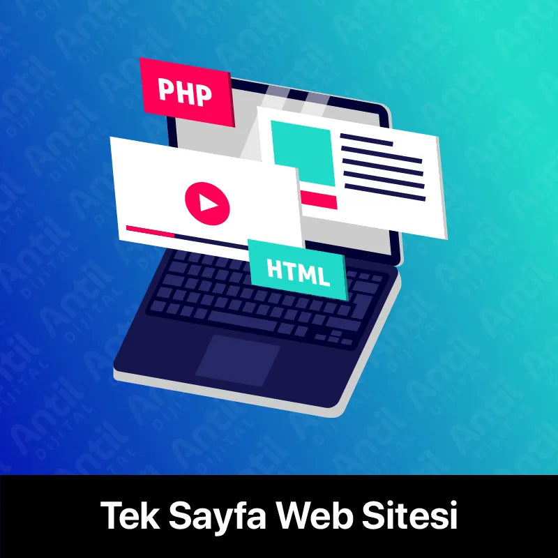 Tek Sayfa Web Sitesi