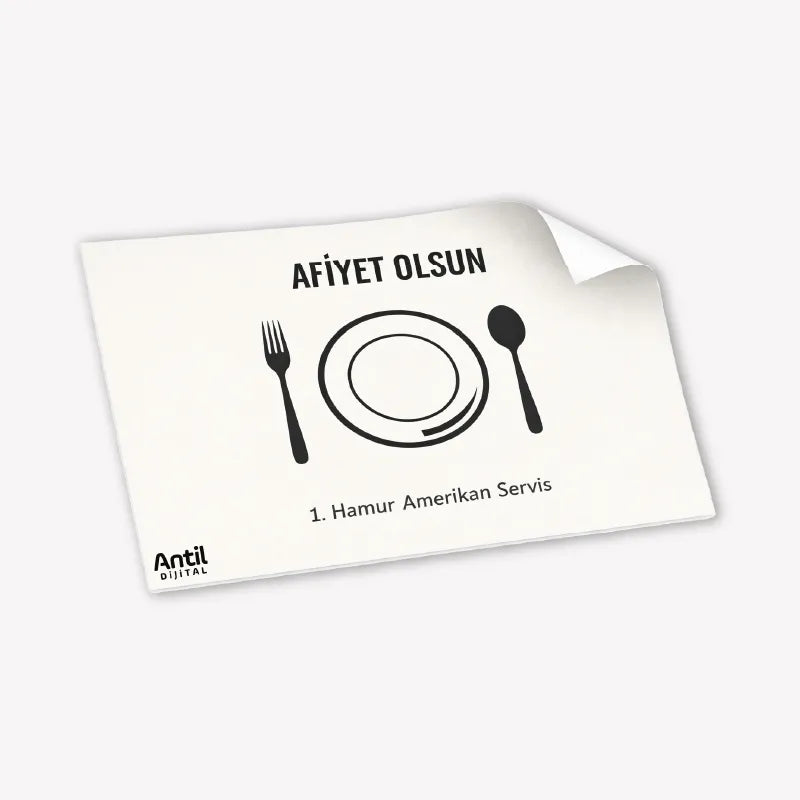 Tepsi Altı (Amerikan Servis)