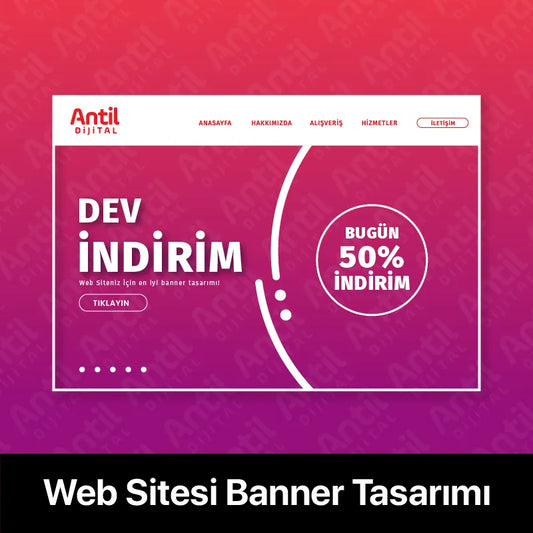 Web Sitesi Banner Tasarımı